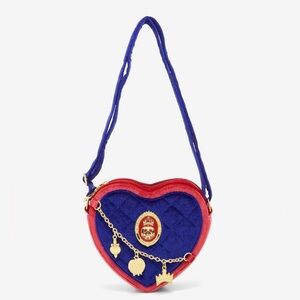 Loungefly Disney Snow White and the Seven Dwarfs Evil Queen Velvet Crossbody Bag